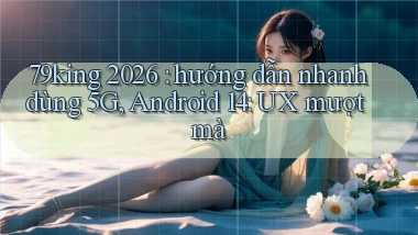 79king 2026 hướng dẫn nhanh dùng 5G, Android 14 UX mượt mà