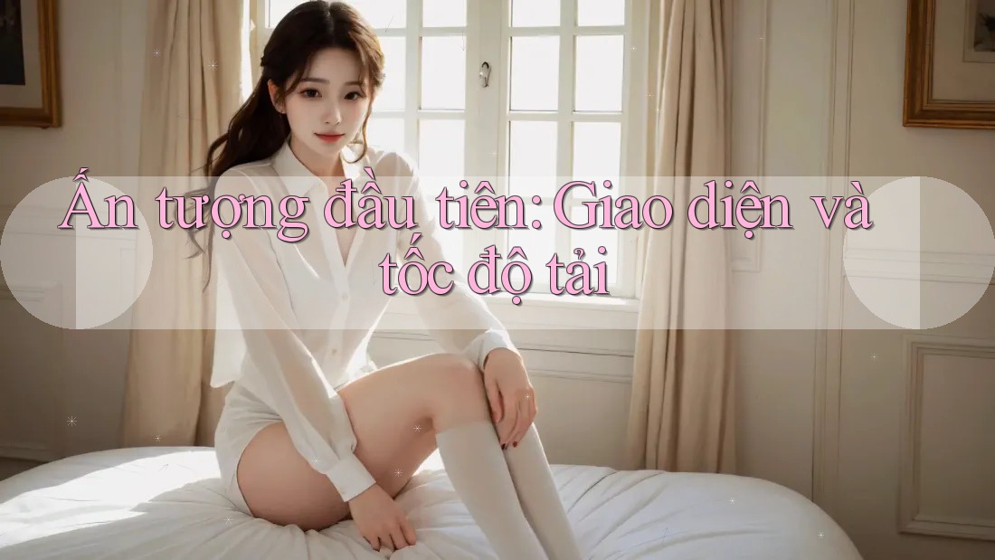 Ấn tượng đầu tiên: giao diện và tốc độ tải