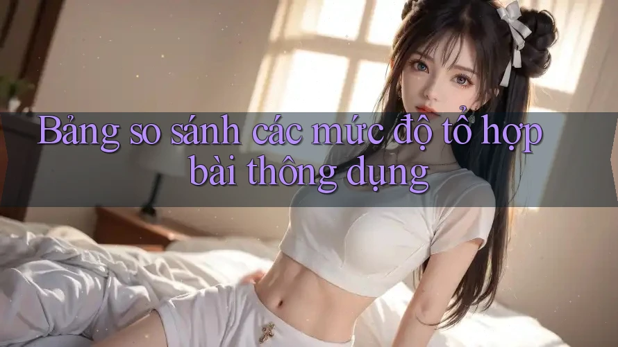 Bảng so sánh các mức độ tổ hợp bài thông dụng Bảng so sánh các mức độ tổ hợp bài thông dụng