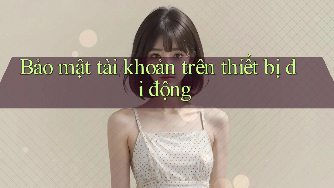 Bảo mật tài khoản trên thiết bị di động