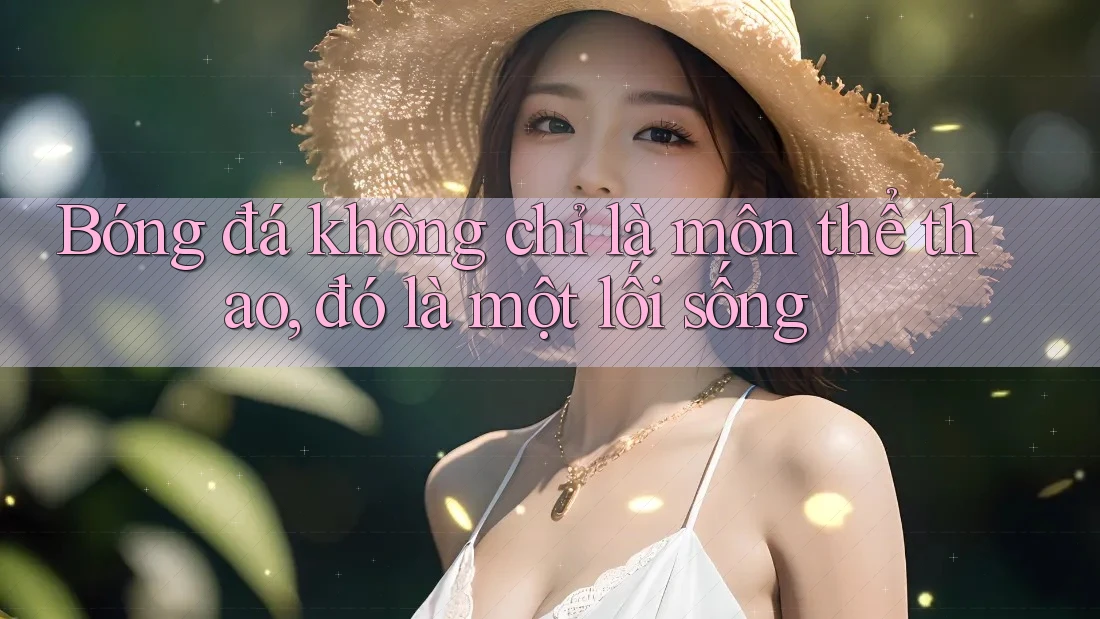 Bóng đá không chỉ là môn thể thao, đó là một lối sống