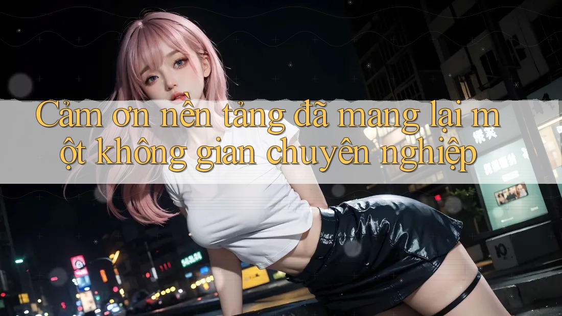 Cảm ơn nền tảng đã mang lại một không gian chuyên nghiệp Cảm ơn nền tảng đã mang lại một không gian chuyên nghiệp
