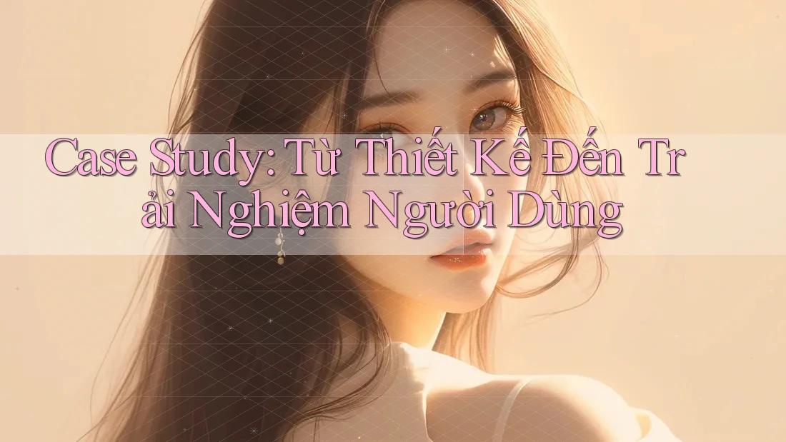 Case Study: Từ Thiết Kế Đến Trải Nghiệm Người Dùng Case Study: Từ Thiết Kế Đến Trải Nghiệm Người Dùng