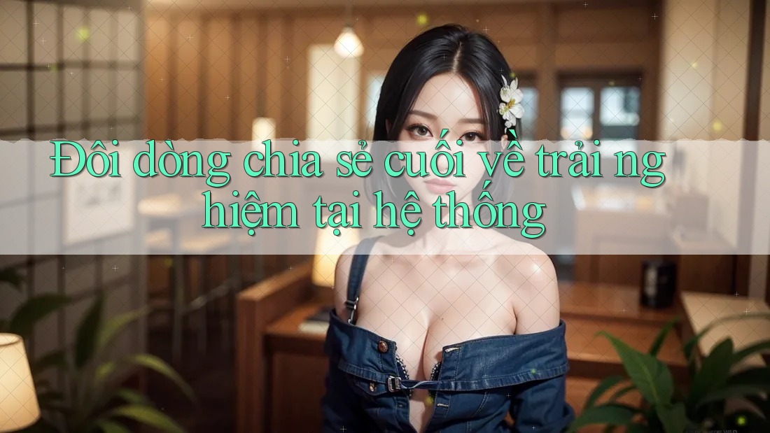 Đôi dòng chia sẻ cuối về trải nghiệm tại hệ thống Đôi dòng chia sẻ cuối về trải nghiệm tại hệ thống