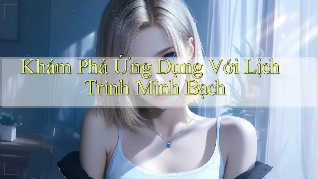 Khám Phá Ứng Dụng Với Lịch Trình Minh Bạch Khám Phá Ứng Dụng Với Lịch Trình Minh Bạch