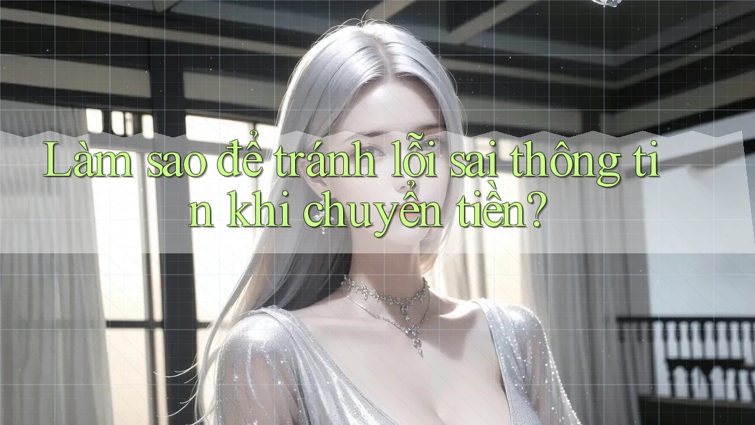 Làm sao để tránh lỗi sai thông tin khi chuyển tiền?