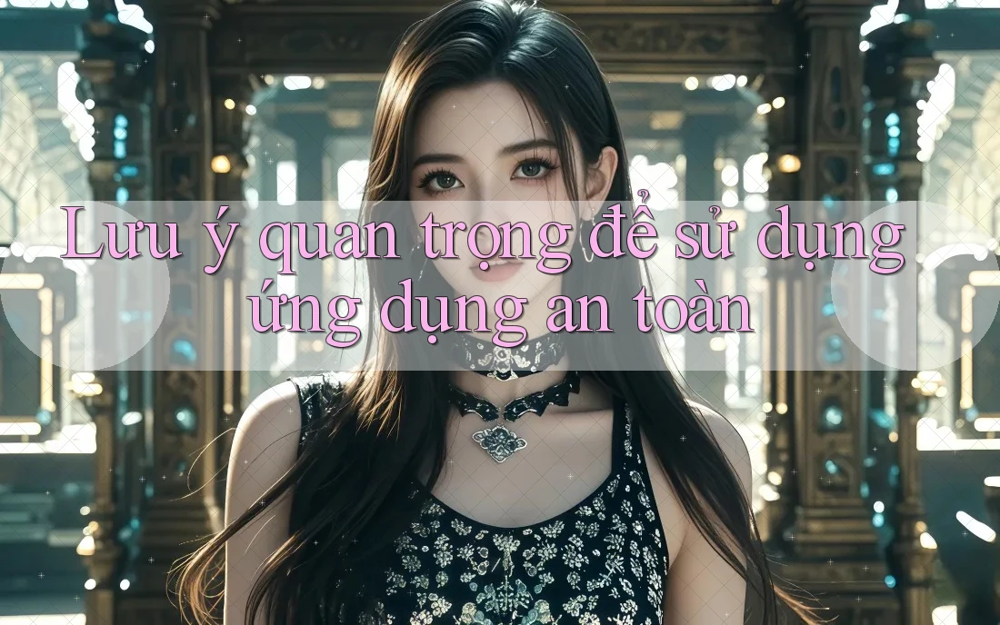 Lưu ý quan trọng để sử dụng ứng dụng an toàn Lưu ý quan trọng để sử dụng ứng dụng an toàn