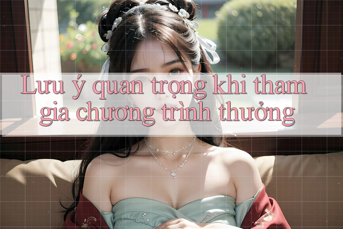 Lưu ý quan trọng khi tham gia chương trình thưởng