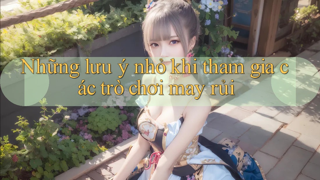 Những lưu ý nhỏ khi tham gia các trò chơi may rủi Những lưu ý nhỏ khi tham gia các trò chơi may rủi