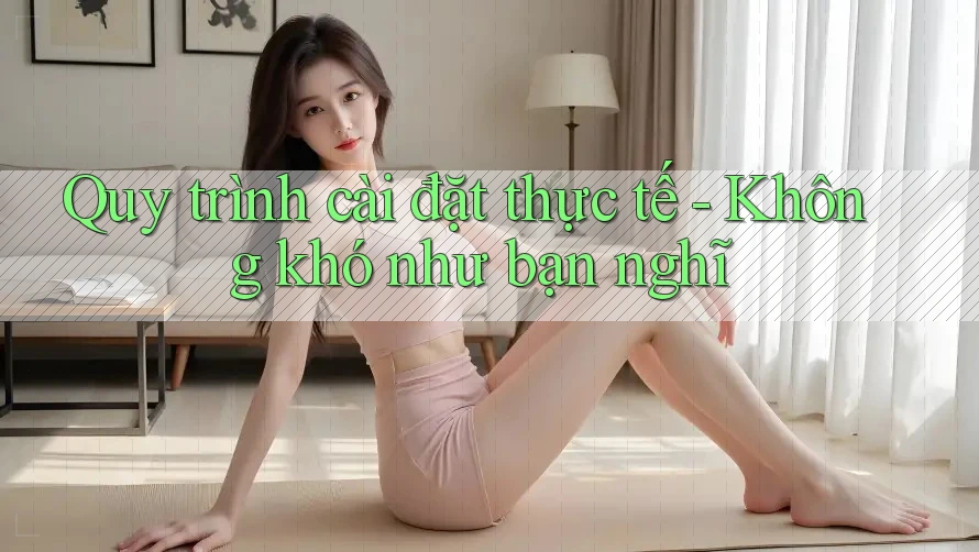 Quy trình cài đặt thực tế - Không khó như bạn nghĩ Quy trình cài đặt thực tế - Không khó như bạn nghĩ