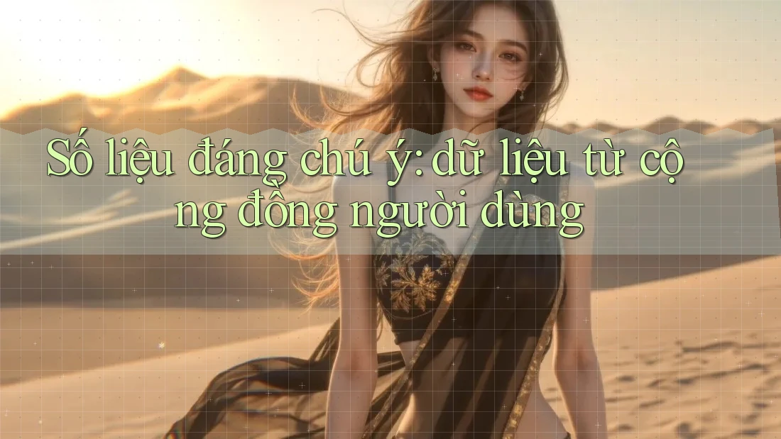 Số liệu đáng chú ý: dữ liệu từ cộng đồng người dùng Số liệu đáng chú ý: dữ liệu từ cộng đồng người dùng