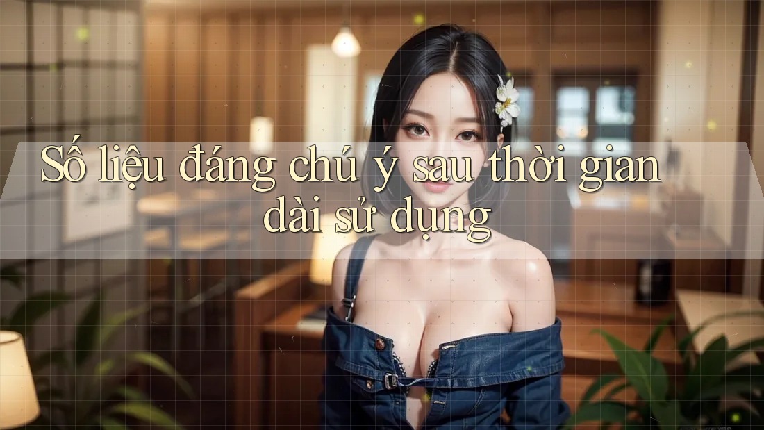 Số liệu đáng chú ý sau thời gian dài sử dụng Số liệu đáng chú ý sau thời gian dài sử dụng