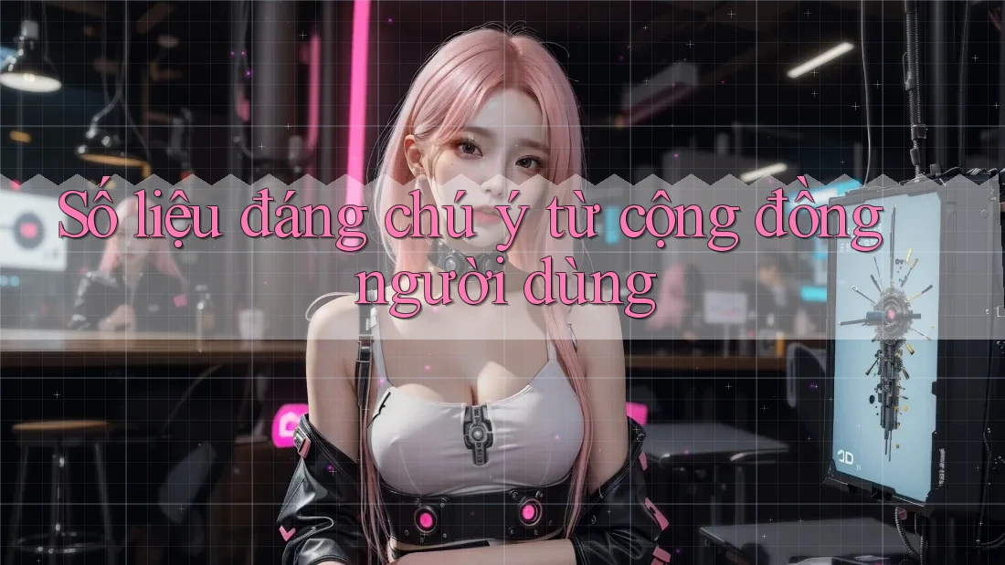Số liệu đáng chú ý từ cộng đồng người dùng Số liệu đáng chú ý từ cộng đồng người dùng