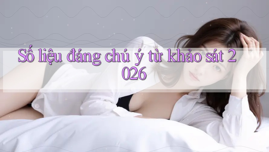 Số liệu đáng chú ý từ khảo sát 2026 Số liệu đáng chú ý từ khảo sát 2026