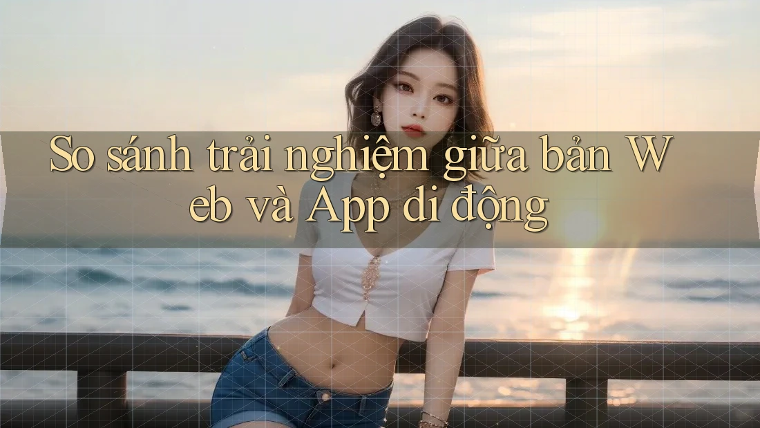 So sánh trải nghiệm giữa bản Web và App di động So sánh trải nghiệm giữa bản Web và App di động
