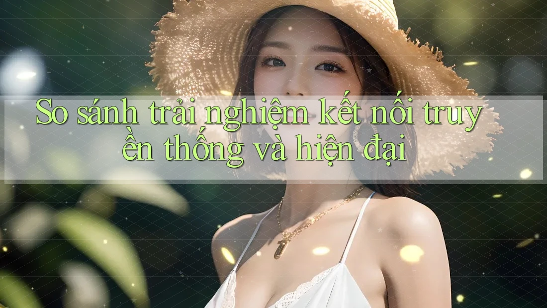 So sánh trải nghiệm kết nối truyền thống và hiện đại So sánh trải nghiệm kết nối truyền thống và hiện đại